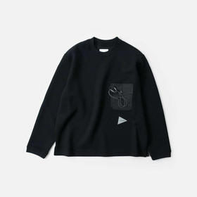 and wander airly warm pullover 轻量保暖圆领卫衣