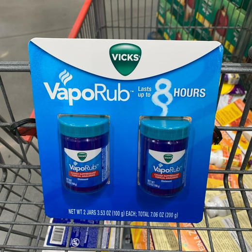 折扣特价📣美国🇺🇸直邮特价198元/2瓶装🉐🉐 包税包邮到手了🔥🔥✈️🇨🇳Vicks Vapo Rub儿童2岁+成人，感冒舒缓膏薄荷按摩膏通鼻止咳！ 100gX2瓶 商品图7