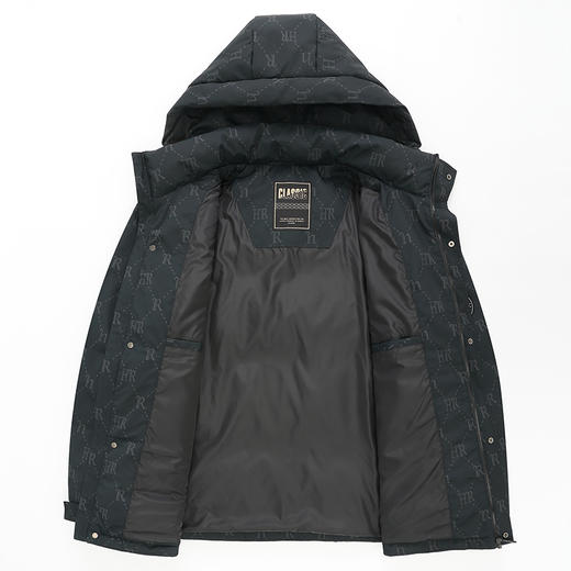 【特大码】【新款DGD】大依优型大码羽绒服85白鸭绒连帽外套休闲胖子大码男休闲宽松加肥加大上衣 商品图7