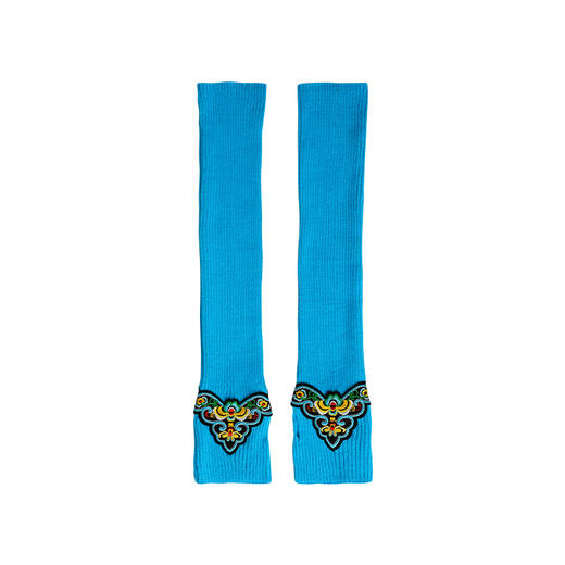 【冬季保暖单品】镜清绣花毛织臂套  | 现货加急发 商品图5