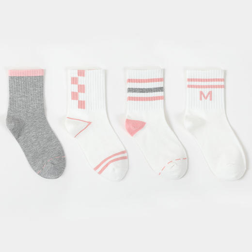 都市丽人眯雅佳中筒袜休闲系列精梳棉袜子女童袜子JCTDA3 商品图1