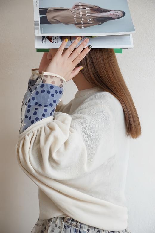 elsa esturgie 泡泡袖羊毛上衣 商品图0