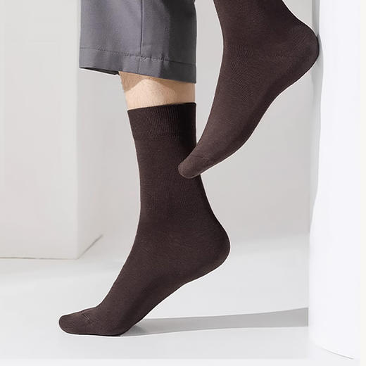 都市丽人都市锋尚中筒袜简约系列高含棉袜子男袜子FCTDD3 商品图1