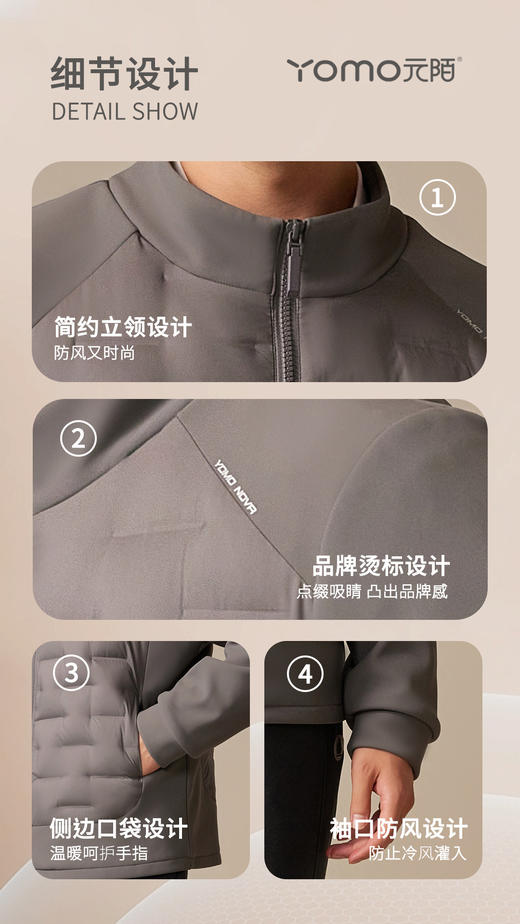 兄华羽绒男女外套棉服 商品图4