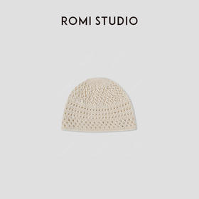 ROMI STUDIO “温柔已至” *莱赛尔无帽檐针织镂空冷帽 435M4093
