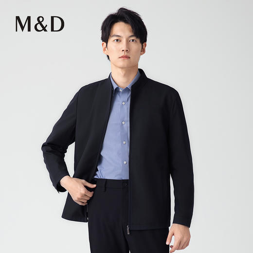 【名盾】简洁立领干部款夹克，质感舒适，免烫易打理M0CL91672B 商品图2
