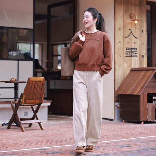 今年你必须拥有一条的裤子窄版运动裤 香蕉针织卫裤 商品图3