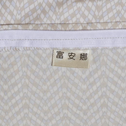 【纯棉】富安娜（FUANNA）床上被单被套纯棉套件中性格子床单四件套/玛格利亚 2.0*2.3  XHR 商品图6