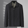 【新款DSZ】大依优型大码男装翻领行政夹克加肥加大休闲夹克胖子宽松外套上衣户外 商品缩略图1