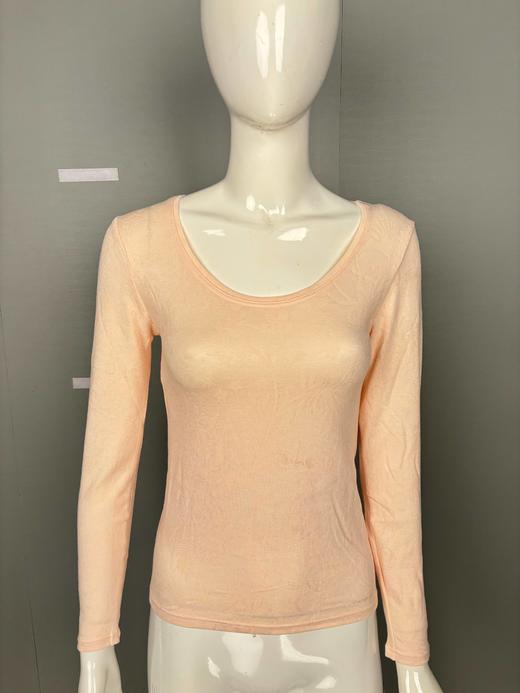 [惊喜价]皮尔卡丹女士保暖内衣秋衣上衣薄款提花 商品图5