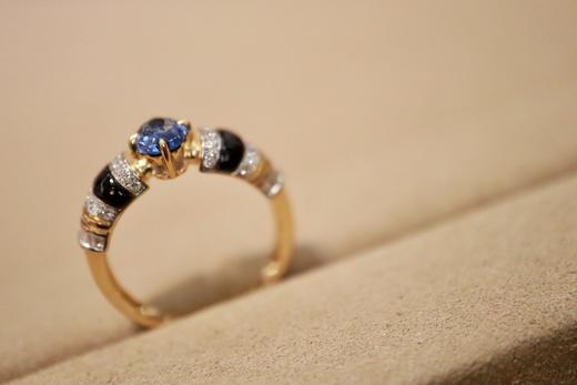 18k无烧蓝宝石戒指1.05ct 商品图2