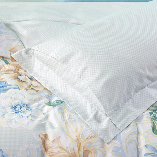 【纯棉】富安娜（FUANNA）床上用品纯棉床单四件套清袖幽兰203*229cm XHR 商品图2