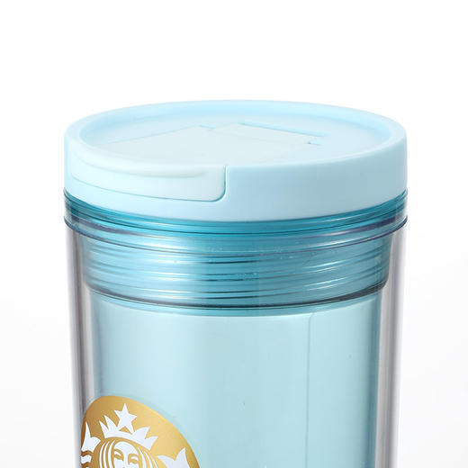 11168504 星巴克微蓝韵律款双层咖啡杯 商品图6