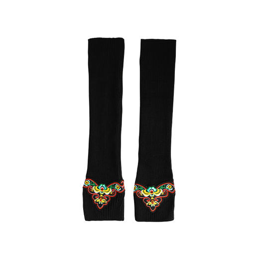 【冬季保暖单品】镜清绣花毛织臂套  | 现货加急发 商品图7