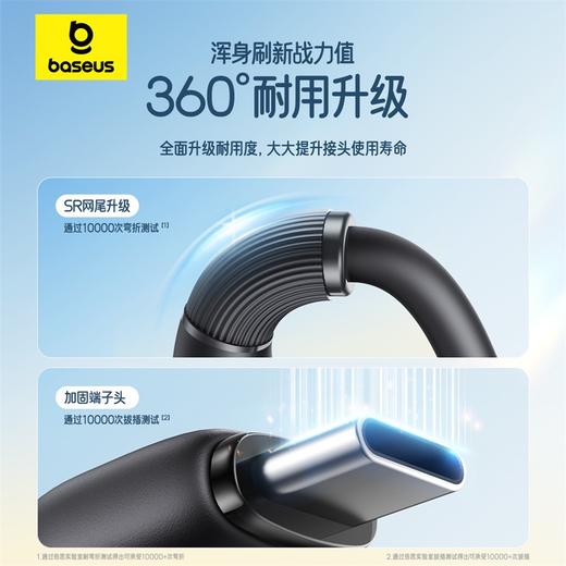 倍思 劲速系列 一拖三快充充电线 USB to M+L+C  3.5A 商品图2
