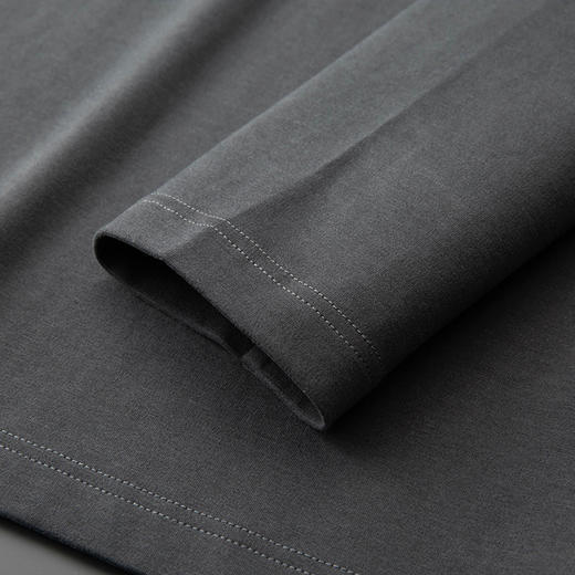 【新款DPF】大依优型大码长袖T恤圆领休闲加肥加大上衣男士胖子体恤打底 商品图5