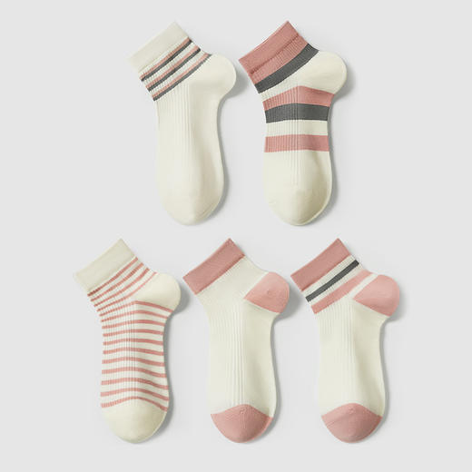 都市丽人短筒袜休闲系列精梳棉袜子女袜子LCTDF6 商品图2