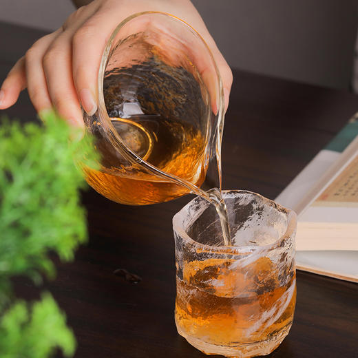 【稀雀】海螺锤纹玻璃公道杯 商品图2