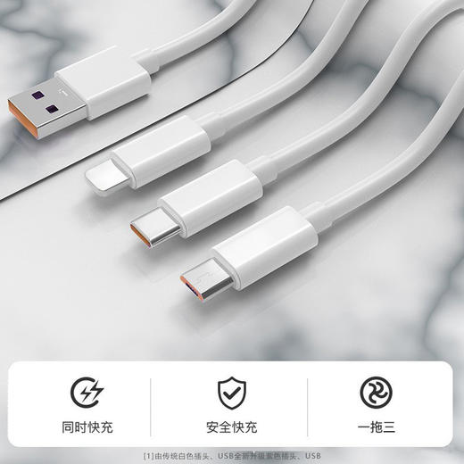 经典】中国杨凌农高会联名款 岸纾新升级款三合一快充数据线  一线三用 商品图7