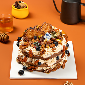 焦糖坚果蛋糕
