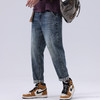 【新款DQ】大依优型大码小脚直筒牛仔裤长裤男舒适休闲简约百搭加肥加大男装潮款 商品缩略图3