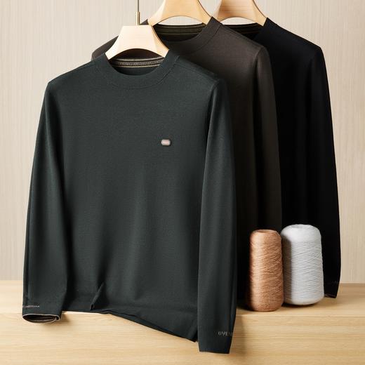 【新款DBJ】大依优型大码毛衣针织衫毛衫休闲加肥加大男士胖子大码内搭上衣打底衫 商品图1