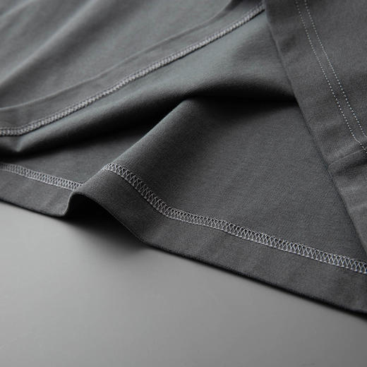 【新款DPF】大依优型大码长袖T恤圆领休闲加肥加大上衣男士胖子体恤打底 商品图6