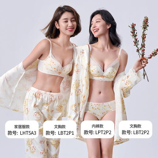 都市丽人内裤薄透丝滑平角裤蕾丝女士内裤LPT2P2 商品图2