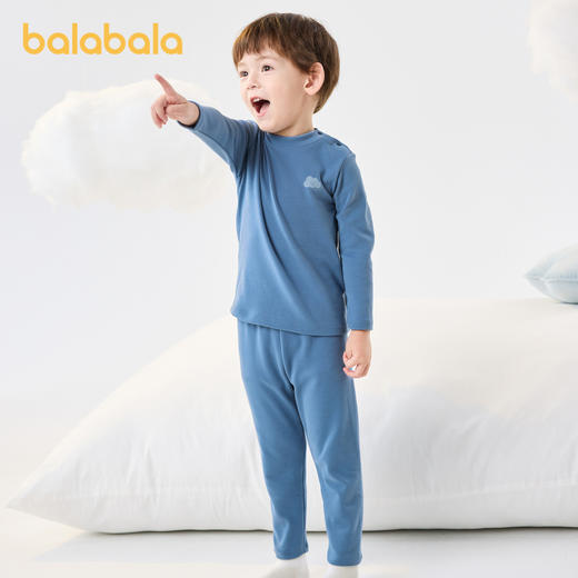 【超模君严选】巴拉巴拉男童秋衣秋裤套装秋冬加厚保暖内衣小中大童睡衣打底睡衣 商品图2