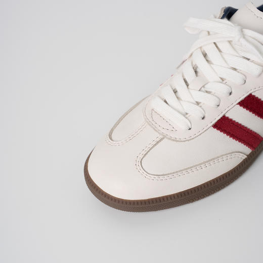 ROMI STUDIO“美式复古”甄选牛皮拼丝光牛津布撞色德训鞋 448XS049 商品图2