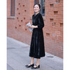 高级感 法式复古丝绒连衣裙 商品缩略图4