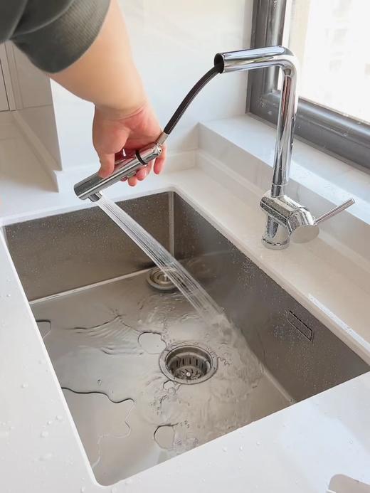 【现货】不锈钢水槽 （1.35mm远山定制款）【不含龙头含成套下水器】 商品图6