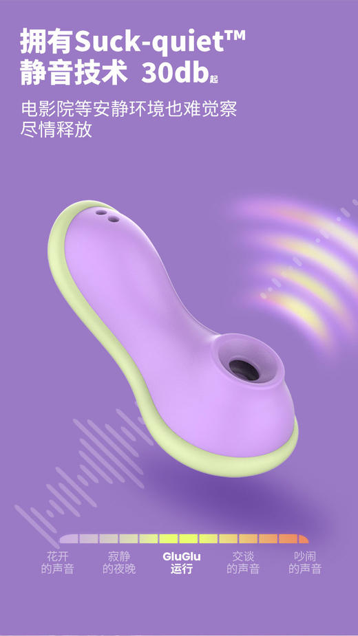 GluGlu 小豆丁跳蛋遥控外出穿戴情趣玩具女性用品自慰器强震吮吸 商品图8