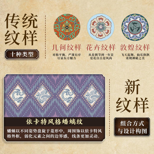 锦上添花　中国宋锦新纹样图鉴（纹样寓意、设计构思、组合技巧，名家手笔，传统纹样新设计） 商品图2