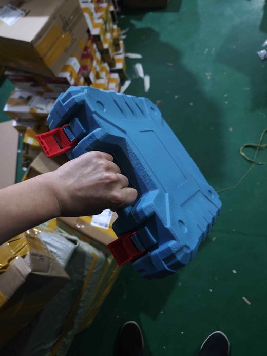 010251手电钻塑料盒子包装盒电钻收纳箱子带钻头磨头配件 商品图5