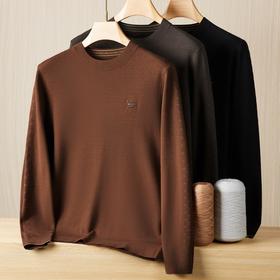 【新款DBJ】大依优型大码毛衣针织衫毛衫休闲加肥加大男士胖子大码内搭上衣打底衫