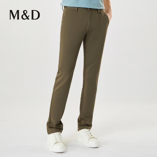 【名盾】秋冬新款休闲裤，弹力混纺面料，耐用抗皱，直筒裤型不挑身材M0CL12673D 商品图2