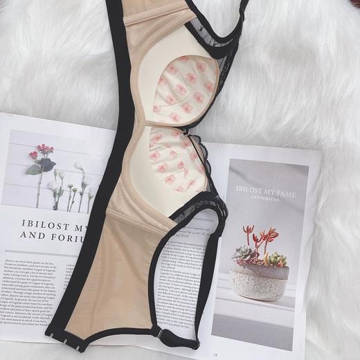 珍贵挚爱 文胸 小胸中厚聚拢立体杯无钢圈调整舒适收副乳蕾丝胸罩内衣 商品图4