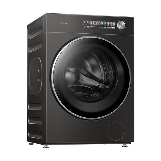 美的（252175）MG10S50T 滚筒洗衣机 松露灰 220V,1Ph 50Hz 转速1400 不带银离子 无孔除菌洗2.0 COCO元气棒2.0 纯平全嵌 商品图1