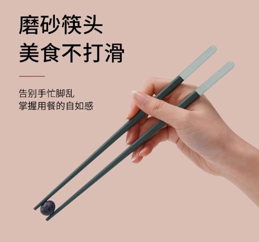 HOMY冰雾抗菌分食合金筷（2+2双装） 商品图3