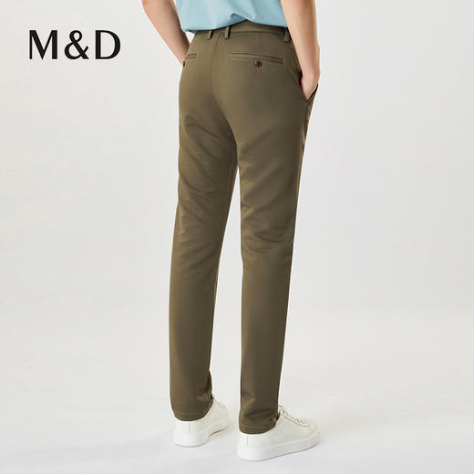 【名盾】秋冬新款休闲裤，弹力混纺面料，耐用抗皱，直筒裤型不挑身材M0CL12673D 商品图3