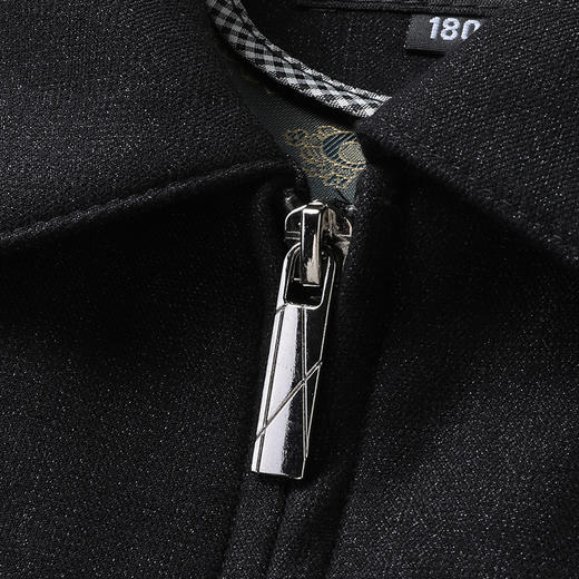 【新款DSZ】大依优型大码男装翻领行政夹克加肥加大休闲夹克胖子宽松外套上衣户外 商品图5