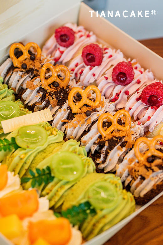 #𝗡𝗲𝘄 四拼煎蛋卷（柿子芒果，抹茶柚子，咸奶油，树莓） 商品图2