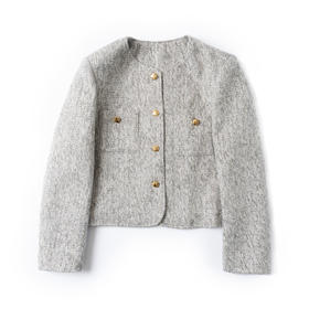 银丝小香风 短款外套