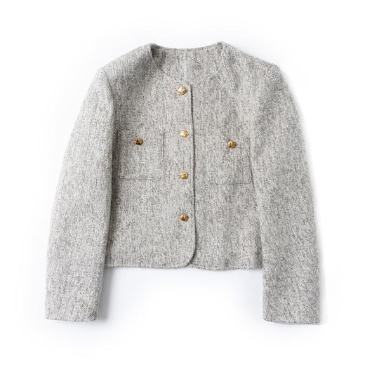 银丝小香风 短款外套 商品图0