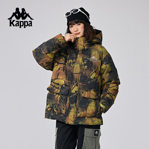 Kappa卡帕背靠背户外羽绒服男款2024新款冬季保暖防寒服外套女款K0EZ2YY31D 商品图2