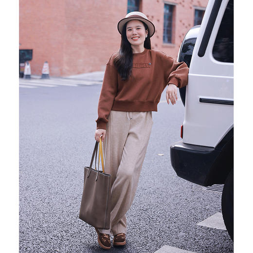 今年你必须拥有一条的裤子窄版运动裤 香蕉针织卫裤 商品图2