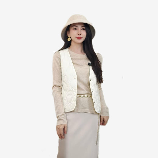 ZR0010【宫本】羽绒短款马甲轻薄小众内搭秋冬内胆 商品图1