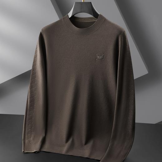 【新款DBJ】大依优型大码毛衣针织衫毛衫休闲加肥加大男士胖子大码内搭上衣打底衫 商品图3