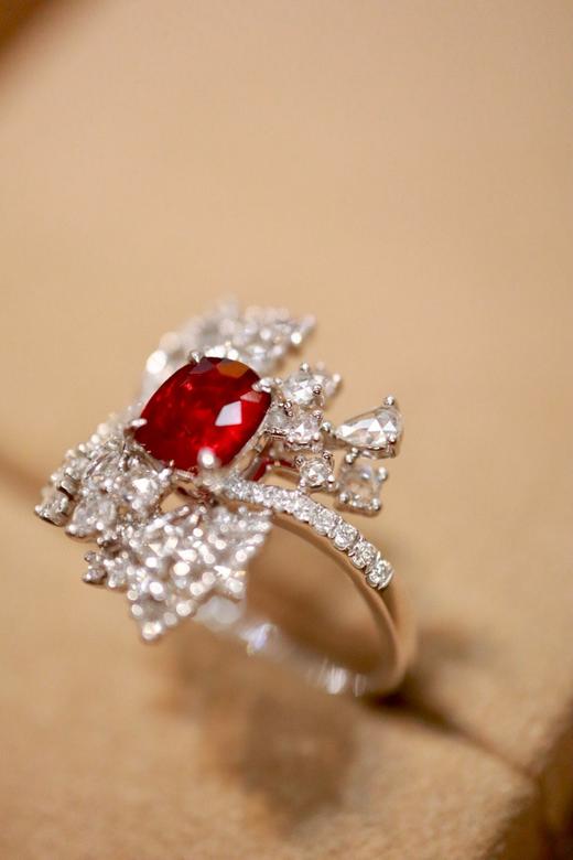 18k无烧红宝石戒指1.0ct 商品图8